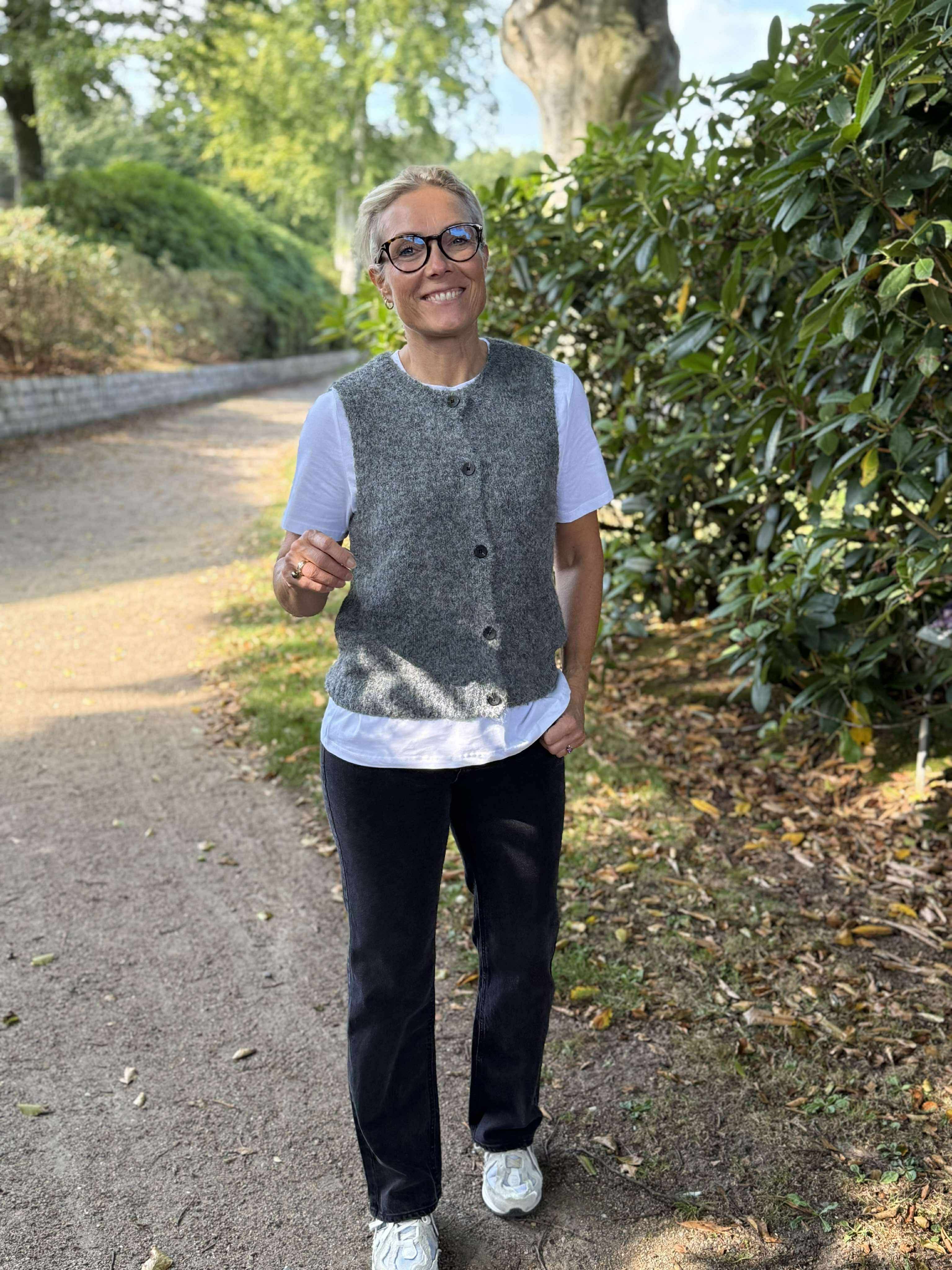 VMNOVAH Pullover - Dark Grey Melange